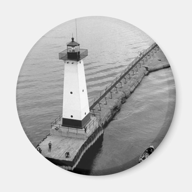 Sodus Outer Lighthouse 2 Magnet (Vorne)
