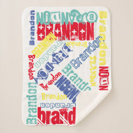 SoF Summer Personalisiert Name Colora Sherpadecke