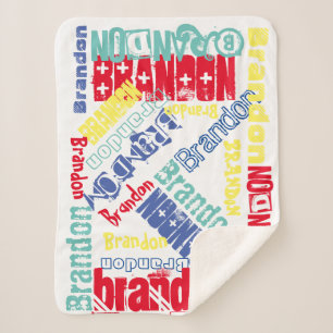SoF Summer Personalisiert Name Colora Sherpadecke