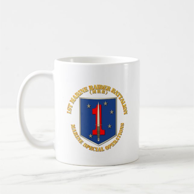 SOF - USMC 1. Marine Raider-Bataillon.p Kaffeetasse (Links)