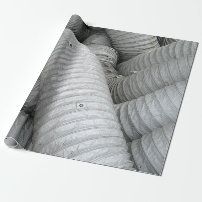 Sofa aus grauem und schwarzem Stoff Geschenkpapier (Ungerollt)