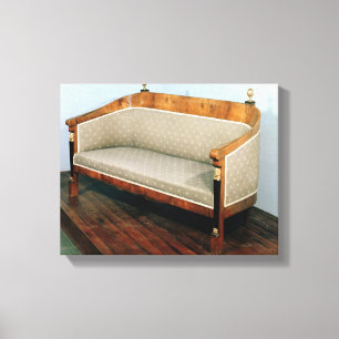 Sofa, Biedermeier Art, c.1820 Leinwanddruck