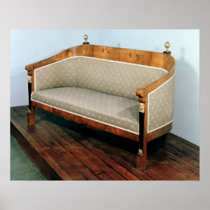 Sofa, Biedermeier-Stil, c.1820 Poster