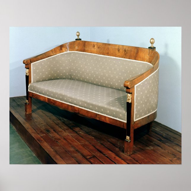 Sofa, Biedermeier-Stil, c.1820 Poster (Vorne)