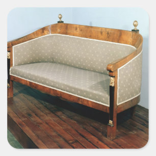 Sofa, Biedermeier-Stil, c.1820 Quadratischer Aufkleber