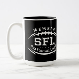Sofa Football League Zweifarbige Tasse