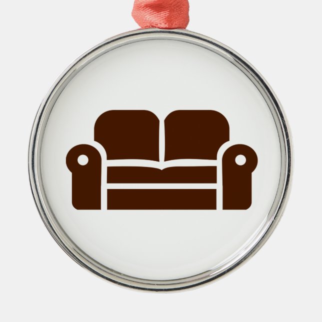 Sofa Ornament Aus Metall (Vorne)