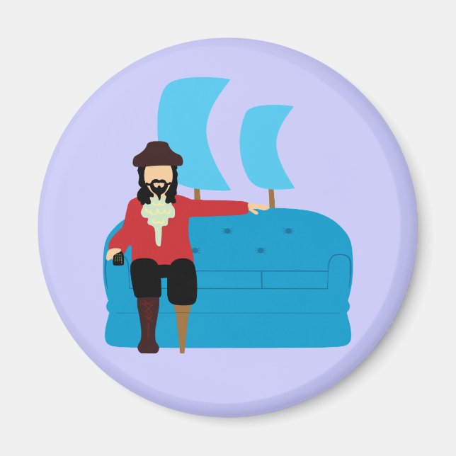 Sofa Pirate Magnet (Vorne)