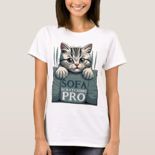 Sofa Scratching Pro Cat T - Shirt