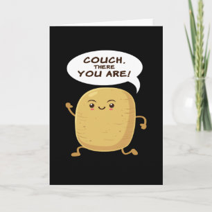 Sofa Sie sind Vegan Kartoffel Karte