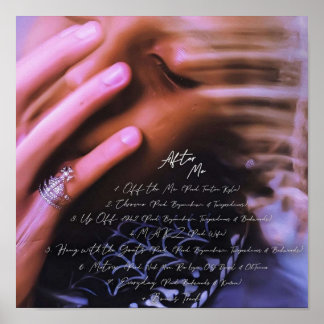 Sofaygo nach mir Abdeckung mit Texten Poster