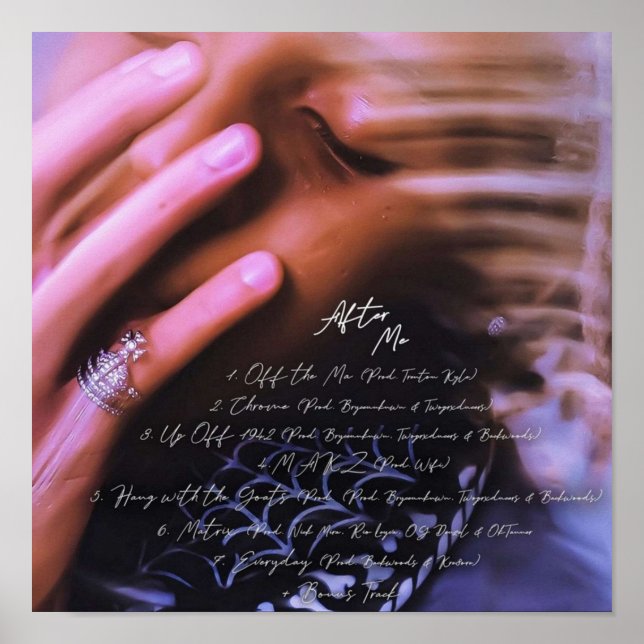 Sofaygo nach mir Abdeckung mit Texten Poster (Vorne)