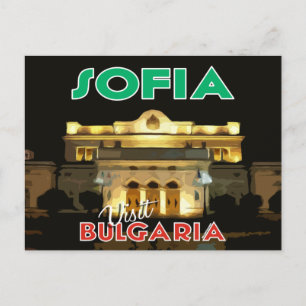 Sofia, Besuch Bulgariens Postkarte