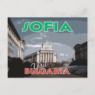 Sofia, besuchen Sie Bulgarien... Postkarte