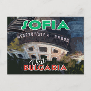 Sofia, besuchen Sie Bulgarien... Postkarte