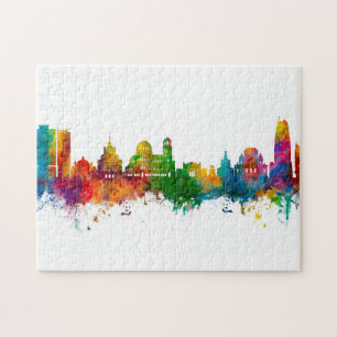 Sofia Bulgaria Skyline Puzzle