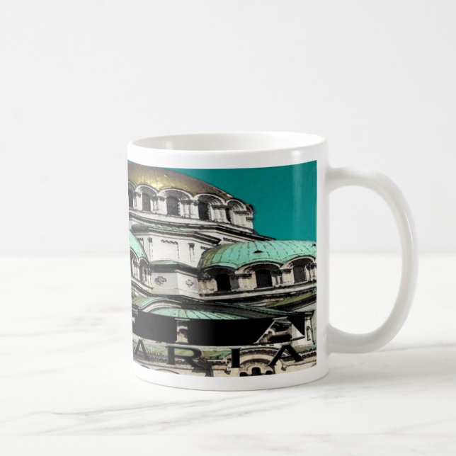 Sofia Bulgaria Souvenir Tasse (Rechts)