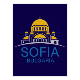Sofia Bulgarien Europäische Union Poster