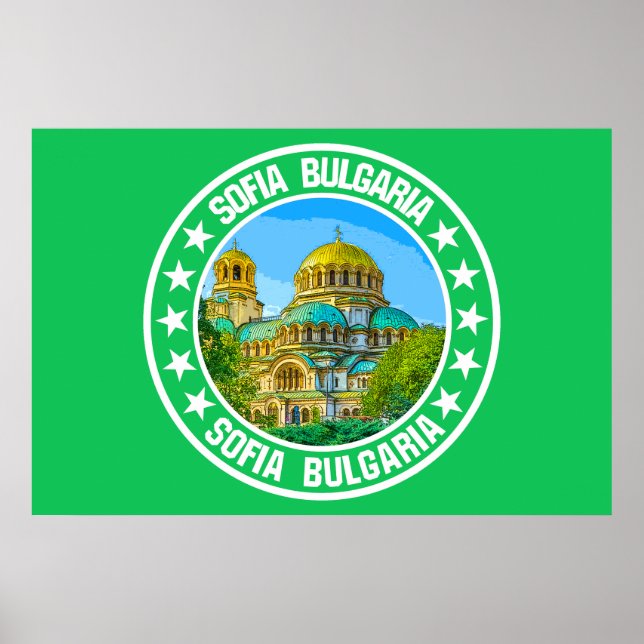 Sofia Bulgarien Poster (Vorne)
