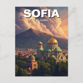 Sofia Bulgarien Reise Postkarte