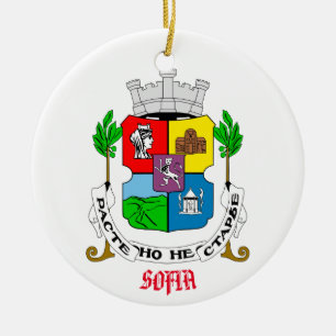 Sofia Bulgarien Weihnachtsschmuck