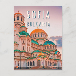 Sofia - Die Stadt der bulgarischen Kontrasten Postkarte