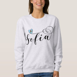 Sofia Flag, I Heart Sofia, Bulgarien Sweatshirt