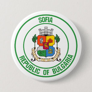 Sofia Round Emblem Button