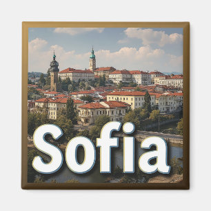 🧲 Sofia Urlaubsandenken für Weltreisende 🌍 Magnet