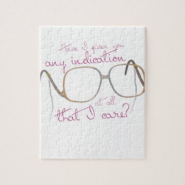 Sofia-Zitat - die goldenen Mädchen Puzzle (Vertikal)