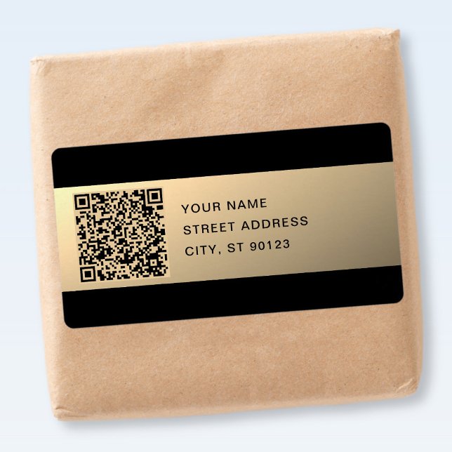 Sofort bearbeitbare QR-Codevorlage | Imitate Gold (Von Creator hochgeladen)