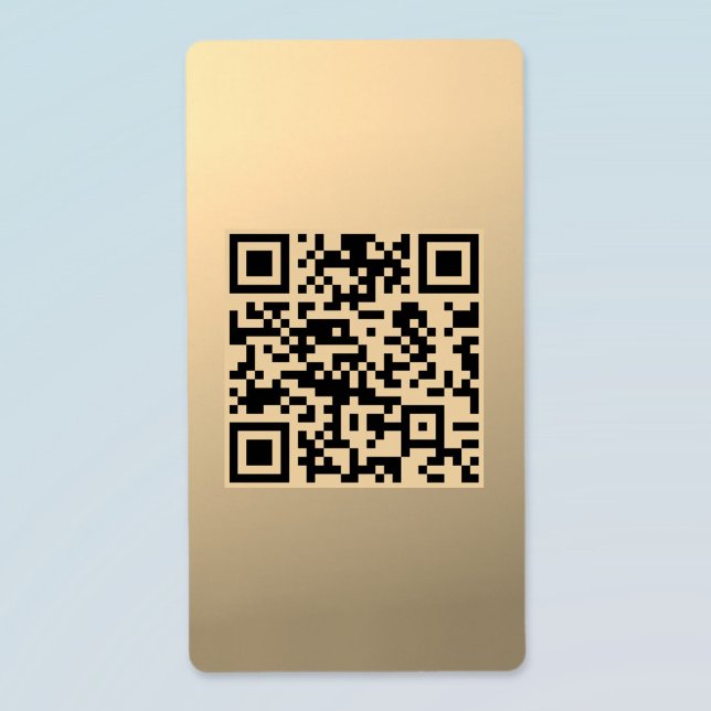 Sofort bearbeitbare QR-Codevorlage | Imitate Gold (Von Creator hochgeladen)