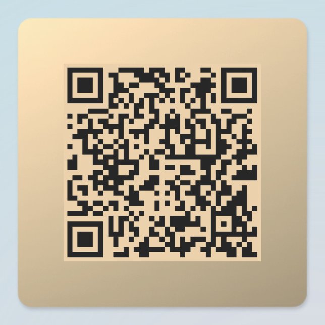 Sofort bearbeitbare QR-Codevorlage | Imitate Gold Etiketten (Von Creator hochgeladen)