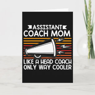Sofort Cheer Coach-Mutter Lustige Sport-Coaching C Karte