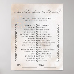 Sofort Download Cloud 9 Brautparty Game Poster