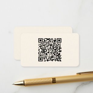 Sofort einen QR-Code erstellen   Editierbares Off- Begleitkarte