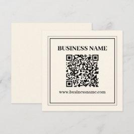 Sofort einen scannbaren QR-Code für Unternehmen er Mitteilungskarte