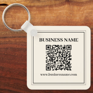 Sofort einen scannbaren QR-Code für Unternehmen er Schlüsselanhänger