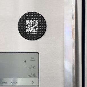 Sofort erstellbarer scannbarer QR-Code und Logomus Magnet