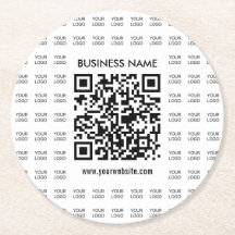 Sofort erstellbarer scannbarer QR-Code und Logomus