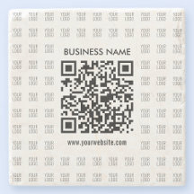 Sofort erstellbarer scannbarer QR-Code und Logomus