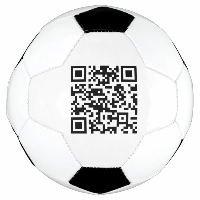 Sofort erstellten QR-Code (durch Eingabe Ihrer URL Fußball (Vorderseite)