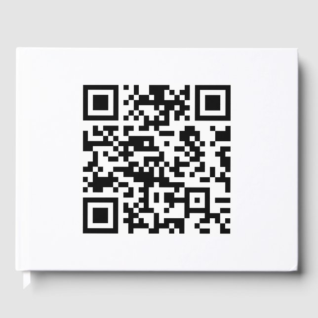 Sofort erstellten QR-Code (durch Eingabe Ihrer URL Gästebuch (Vorderseite)