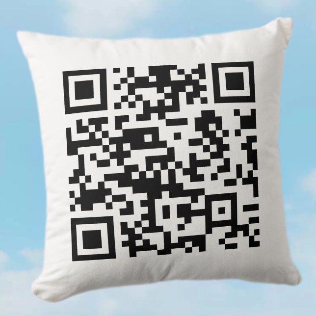Sofort erstellten QR-Code (durch Eingabe Ihrer URL Kissen (Von Creator hochgeladen)
