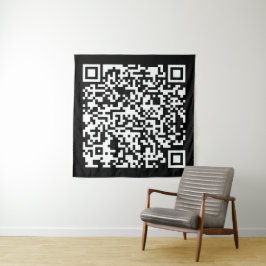 Sofort erstellten QR-Code (durch Eingabe Ihrer URL Wandteppich