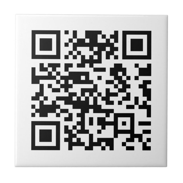 Sofort erstellter QR-Code (durch Eingabe Ihrer URL Fliese (Vorderseite)