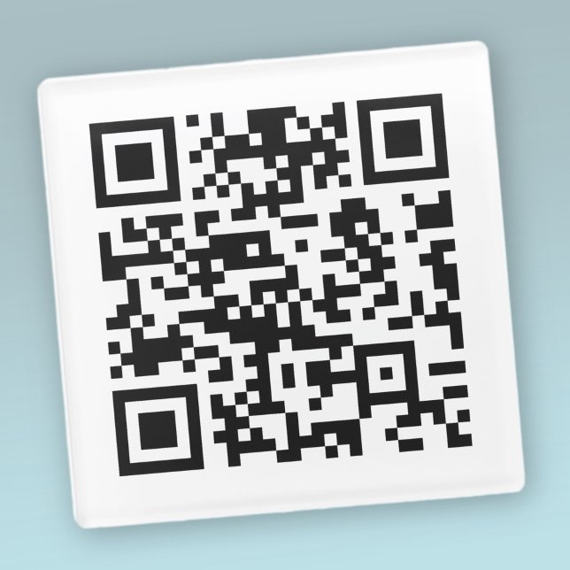 Sofort erstellter QR-Code (durch Eingabe Ihrer URL Glasuntersetzer (Von Creator hochgeladen)