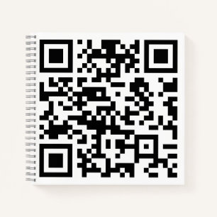 Sofort erstellter QR-Code (durch Eingabe Ihrer URL Notizbuch