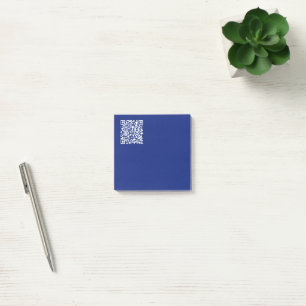 Sofort generierter QR-Code per URL-Eingabe Marin Post-it Klebezettel