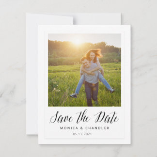 Sofortbild-Stil Save the Date